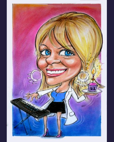 Commissioned caricature